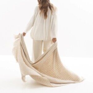 BLANKET VINAL NATURAL (MERINO WOOL AND LLAMA FIBERS)